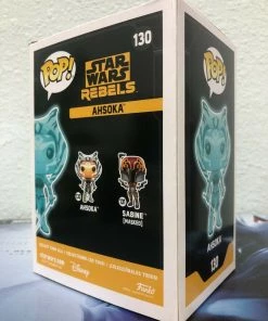 Funko POP! Star Wars Rebels AHSOKA LA Comic Con Exclusive GITD #130 W/ Protector