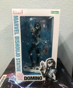 Figures & Bishoujo Statues KOTOBUKIYA Marvel Comics DOMINO Bishoujo Statue IN STOCK