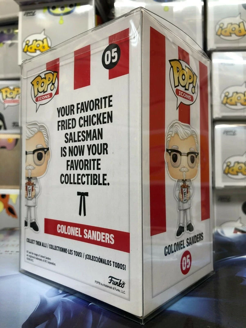 Funko POP! Icons KFC COLONEL SANDERS Figure #05 W/ Protector 5 Funko POP! Icons KFC COLONEL SANDERS Figure #05 W/ Protector