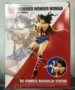 Toystops DC Comics ARMORED WONDER WOMAN 2nd Edition Bishoujo Statue By Kotobukiya Figures & Bishoujo Statues