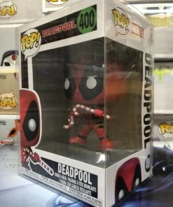 Marvel Funko POP! Deadpool: Holiday DEADPOOL With Candy Canes Figure #400 W/ Protector