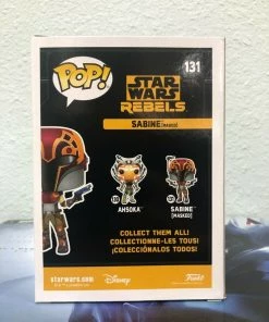 Funko POP! Star Wars Rebels SABINE In Mask Special Edition #131 W/ Protector