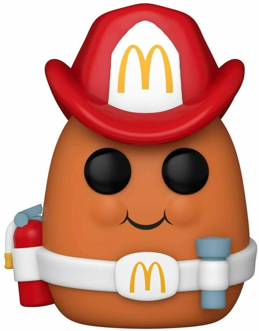 Funko Pop! Fireman McNugget McDonalds McDonald's Nugget W/ Protector IN STOCK 4 Funko Pop! Fireman McNugget McDonalds McDonald's Nugget W/ Protector IN STOCK