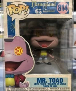 Funko Pop! Disneyland Resort 65th Anniversary Mr. TOAD Figure #814 W/ Protector