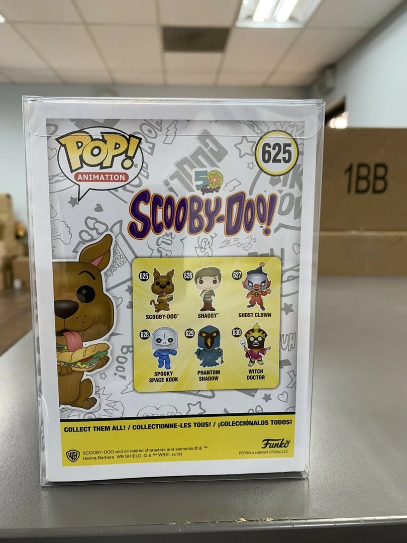 Funko POP! Animation SCOOBY-DOO With Sandwich Figure #625 W/ Protector 4 Funko POP! Animation SCOOBY-DOO With Sandwich Figure #625 W/ Protector