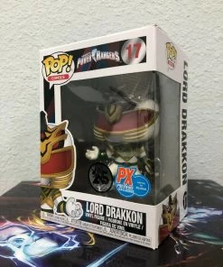 Funko POP! Comics: Power Rangers LORD DRAKKON Exclusive Figure #17 W/ Protector