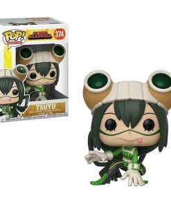 Funko POP! Animation: My Hero Academia TSUYU Figure #374 DAMAGE BOX