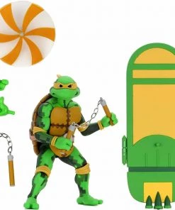 NECA Teenage Mutant Ninja Turtles: Turtles In Time 7” Scale Michelangelo Figures