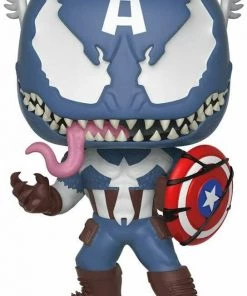 Funko Pop Marvel 32686 Venomized Captain America Vinyl Figure 364 W/ Protector