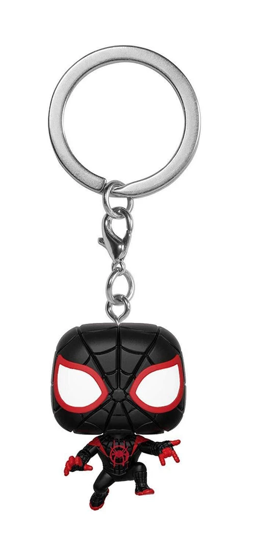 Keychains Funko POP! Spider-Man Into The Spiderverse MILES MORALES Pocket Keychain 4 Keychains Funko POP! Spider-Man Into The Spiderverse MILES MORALES Pocket Keychain