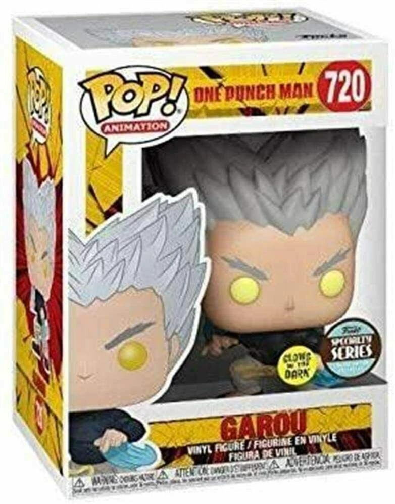 Funko POP! One Punch Man GAROU Specialty Series GITD Figure #720 W/ Protector 3 Funko POP! One Punch Man GAROU Specialty Series GITD Figure #720 W/ Protector