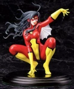 Figures & Bishoujo Statues KOTOBUKIYA Marvel SPIDER-WOMAN Bishoujo Statue 1/7 Scale