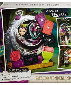 Ever After High Way Too Wonderland High And Raven Queen Playset CJC40-CO Dolls
