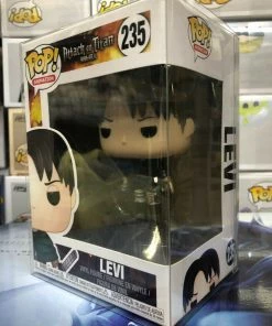 Funko POP! Animation: Attack On Titan LEVI Figure #235 W/ Protector
