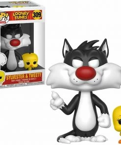 Funko POP! Anime: Looney Tunes SYLVESTER & TWEETY Figure #309 W/ Protector