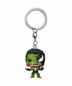 Keychains Funko Pocket Pop Keychain Mervel [Venomized Hulk] Bobble-Head Figure IN STOCK