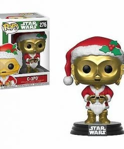 Funko POP! Star Wars Holiday: Santa C-3PO Figure #276 W/ Protector