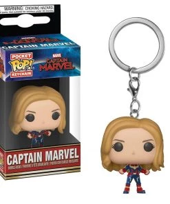 Funko Pop! Keychain Marvel: Captain Marvel - Captain Marvel Unmasked