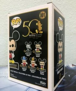 Funko POP! Disney: Archives MICKEY MOUSE Figure #801 W/ Protector