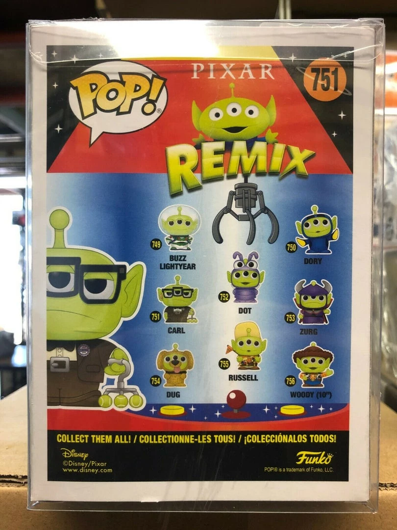 Funko POP! Disney: Pixar Alien Remix CARL Figure #751 W/ Protector 5 Funko POP! Disney: Pixar Alien Remix CARL Figure #751 W/ Protector