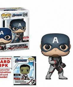 Funko Pop Marvel Avengers Endgame Captain America W/ Cards EE Exclusive Collectible Cards