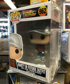 Funko POP! Movies: Back To The Future MARTY In FUTURE OUTFIT #962 W/ Protector