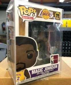 Funko POP! NBA Basketball LA Lakers MAGIC JOHNSON Home Figure #78 W/ Protector