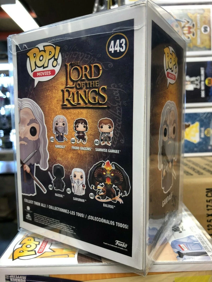 Funko POP! Movies: The Lord Of The Rings GANDALF Figure #443 W/ Protector 5 Funko POP! Movies: The Lord Of The Rings GANDALF Figure #443 W/ Protector