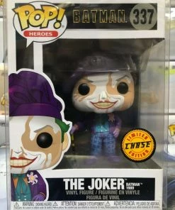 Funko POP! Heroes: Batman 1989 THE JOKER With HAT Chase Figure #337 W/ Protector