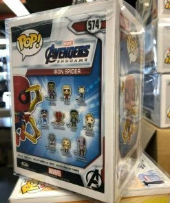 Funko POP! Marvel Avengers Endgame IRON SPIDER #574 W/ Protector