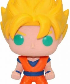 Funko POP! Anime: Dragon Ball Z SUPER SAIYAN GOKU Figure #14 DAMAGE BOX