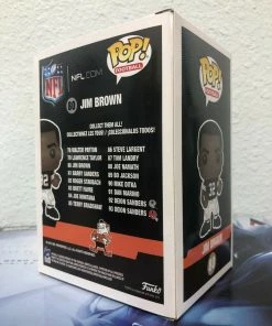 Funko POP! NFL JIM BROWN Figure #80 W/ Protector
