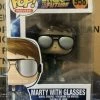Funko POP! Movies Back To The Future MARTY With Glasses Figure #958 W/ Protector