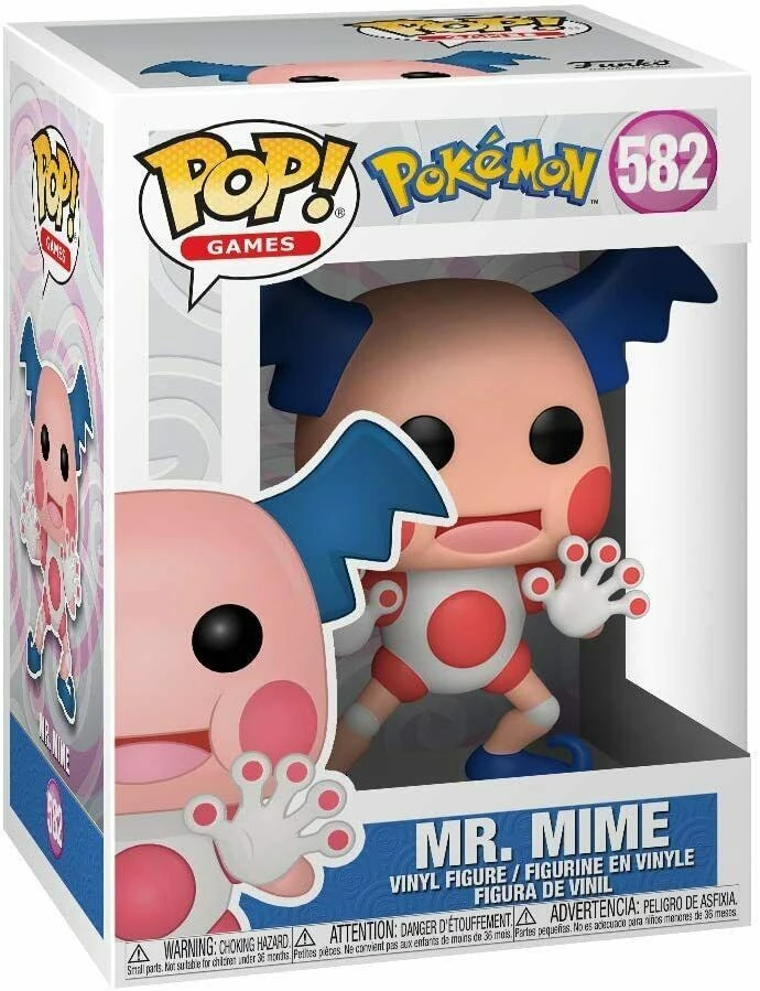 Funko Pop! Games: Pokemon S2 - Mr. Mime Figure W/ Protector IN STOCK 3 Funko Pop! Games: Pokemon S2 - Mr. Mime Figure W/ Protector IN STOCK
