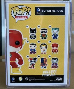 Funko Pop! DC - The Flash (Metallic) CHASE #10 Figure W/ POP Stack MINT