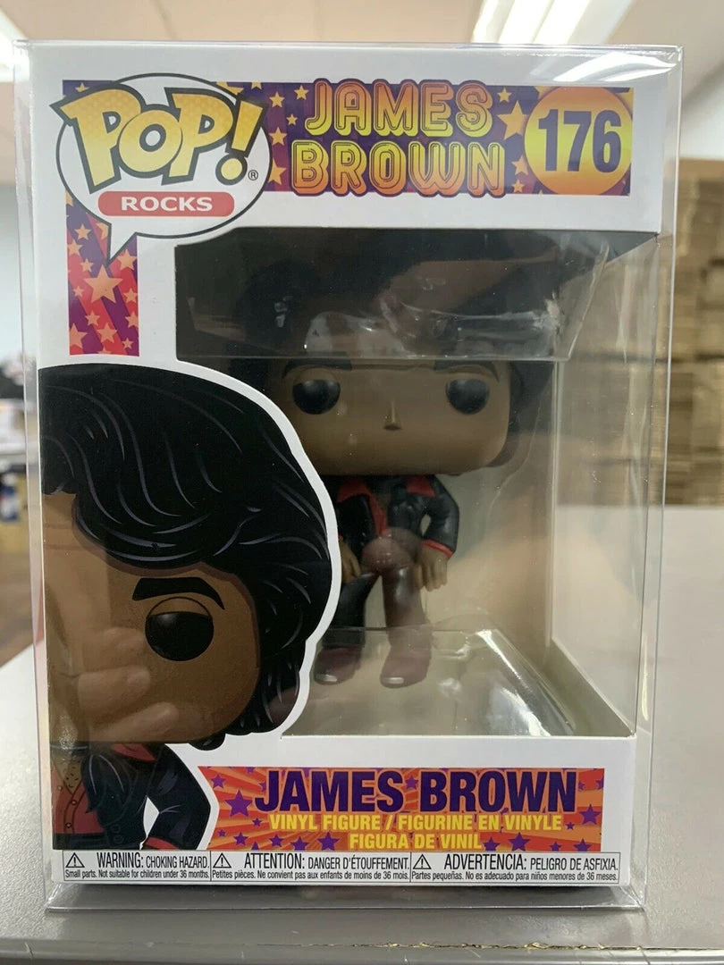 Funko Pop! James Brown Vinyl Bobble Toy Figure #176 W/ Protector - IN STOCK 3 Funko Pop! James Brown Vinyl Bobble Toy Figure #176 W/ Protector - IN STOCK