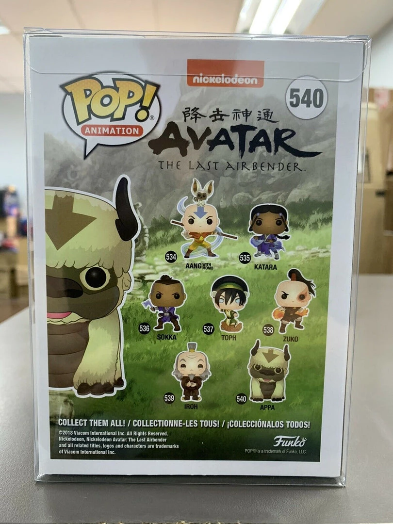 Funko POP! Animation: Avatar The Last Airbender APPA Figure #540 W/ Protector 4 Funko POP! Animation: Avatar The Last Airbender APPA Figure #540 W/ Protector