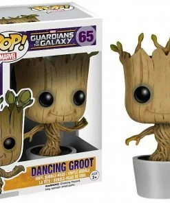 Funko POP! Marvel: Guardians Of The Galaxy DANCING GROOT Figure #65 W/ Protector