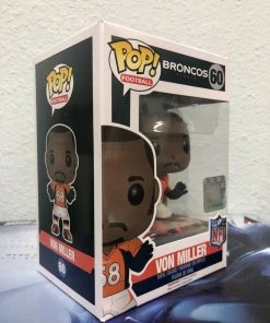 Funko POP! NFL Denver Broncos VON MILLER Figure #60 W/ Protector