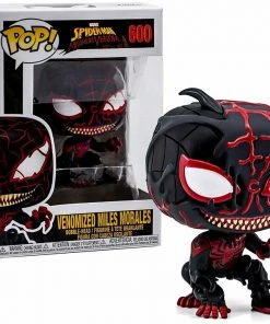 Funko POP! Marvel: Max Venom MILES MORALES Figure #600 W/ Protector