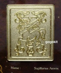 Toystops Bandai Saint Seiya Saint Cloth Myth Sagittarius Aioros Collection Metal Plate 9 Toystops Bandai Saint Seiya Saint Cloth Myth Sagittarius Aioros Collection Metal Plate