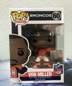 Funko POP! NFL Denver Broncos VON MILLER Figure #60 W/ Protector