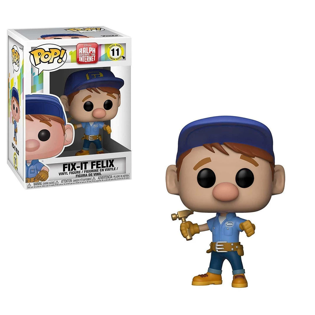 Funko Pop Wreck It Ralph 2 "Fix-It Felix" 11 VInyl Figure 4 Funko Pop Wreck It Ralph 2 "Fix-It Felix" 11 VInyl Figure
