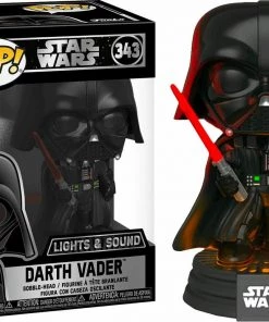 Funko POP! Star Wars DARTH VADER Electronic Figure #343 DAMAGE BOX
