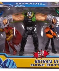 Mattel Dc Comics Batman Gotham City Bane Battle Figures 7-Pack