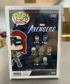 Funko Pop Avengers Games Gamerverse Black Widow GITD Glow Chase W/ Protector