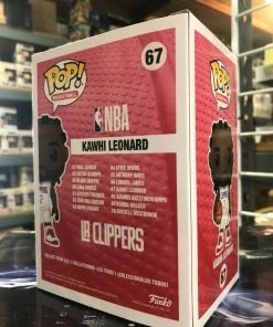 Funko POP! NBA LA Clippers KAWHI LEONARD Figure #67 Figure W/ Protector