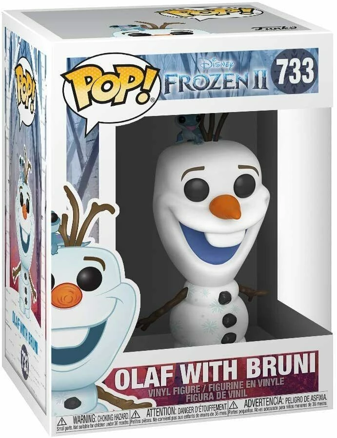 Funko POP! Disney: Frozen 2 OLAF With BRUNI Figure #733 DAMAGE BOX 3 Funko POP! Disney: Frozen 2 OLAF With BRUNI Figure #733 DAMAGE BOX