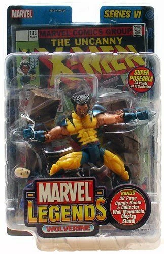 Marvel Legends Series VI Wolverine Unmasked Variant Action Figure Toy Biz 3 Marvel Legends Series VI Wolverine Unmasked Variant Action Figure Toy Biz