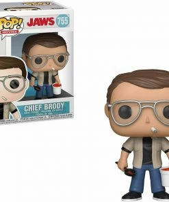 Funko POP! Movies: Jaws CHIEF BRODY Figure #755 W/ Protector